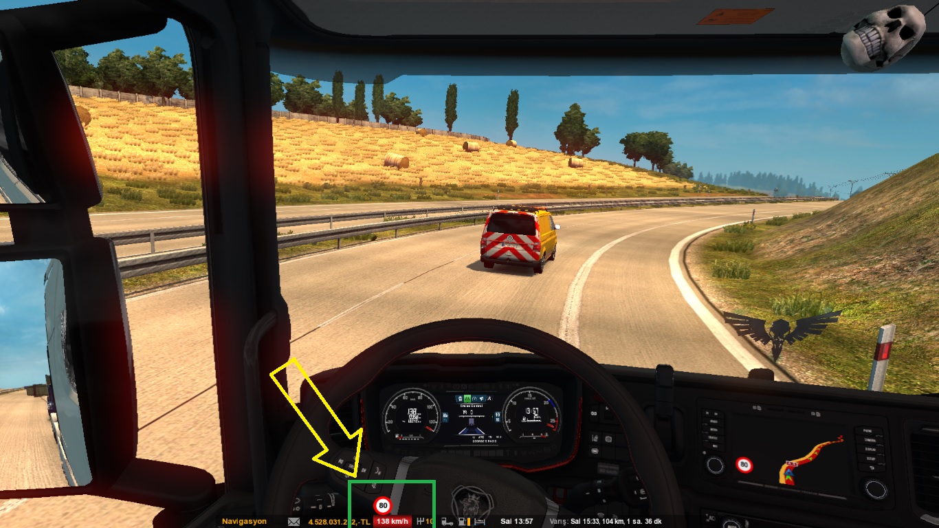 ETS2- Eskort Hız Modu Special Transport DLC