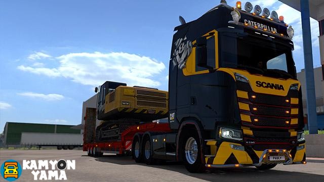 ETS2 – Scania Siyah Cat Skin (1.30.x)