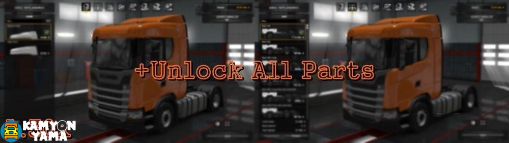 ETS2 – Bütün Modifiye Eklentileri Açan Mod (1.30.x)