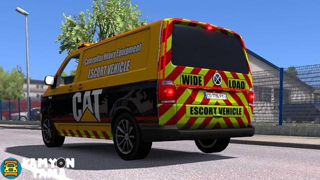 ETS2 – Cat Eskort Araç Skini (1.30.x)