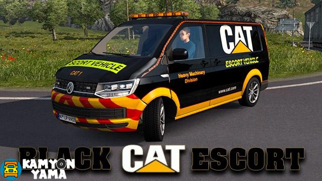 ETS2 – Cat Siyah Eskort Skin