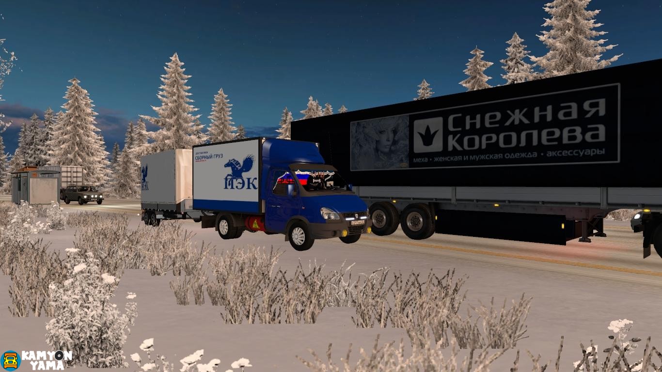 ETS2 – Doğu Ekspres Haritası Kış Eklentisi (1.30.x)