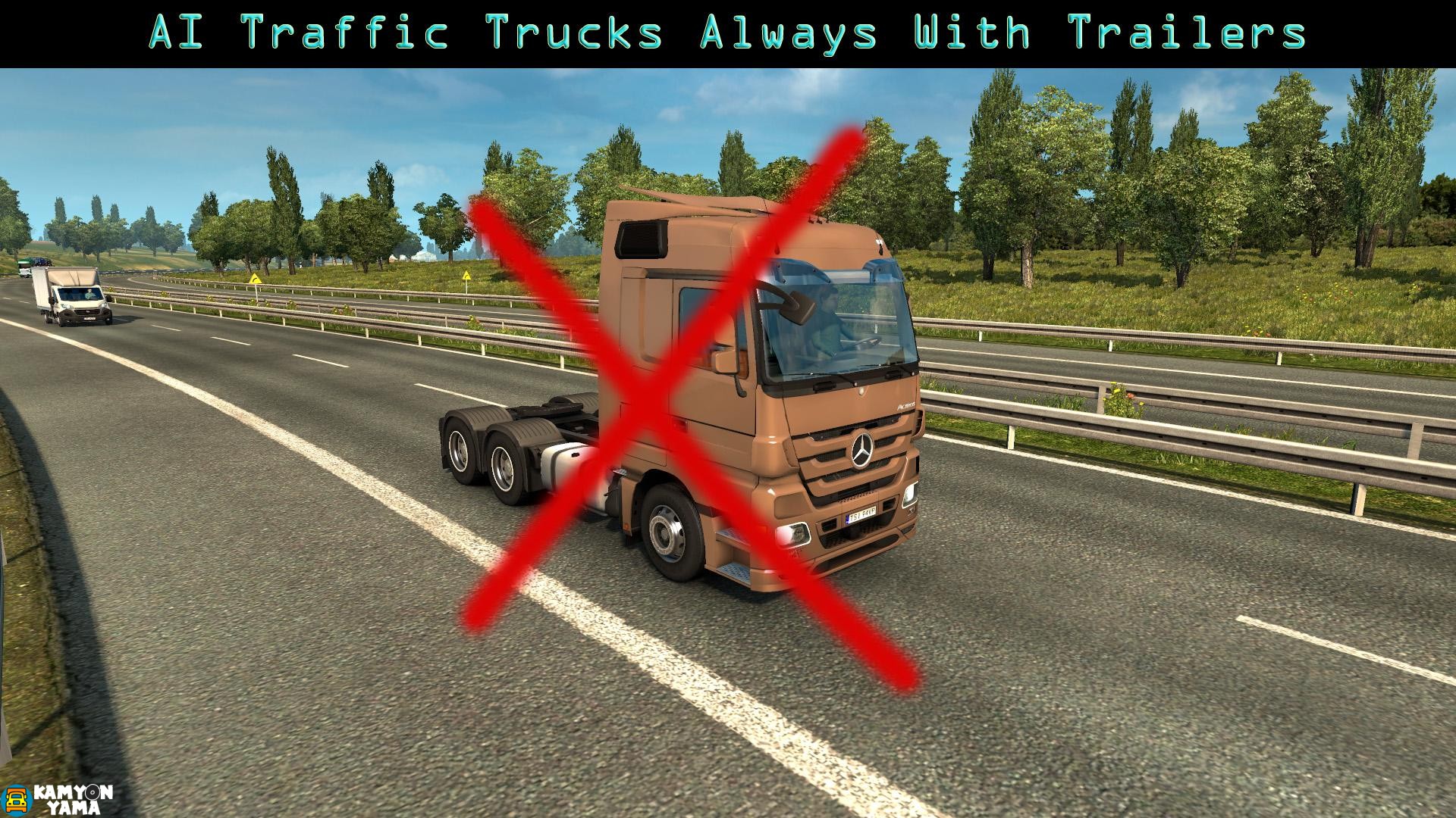ETS2- Trafikte Her Zaman Dorseli Tır Modu (1.30.x)