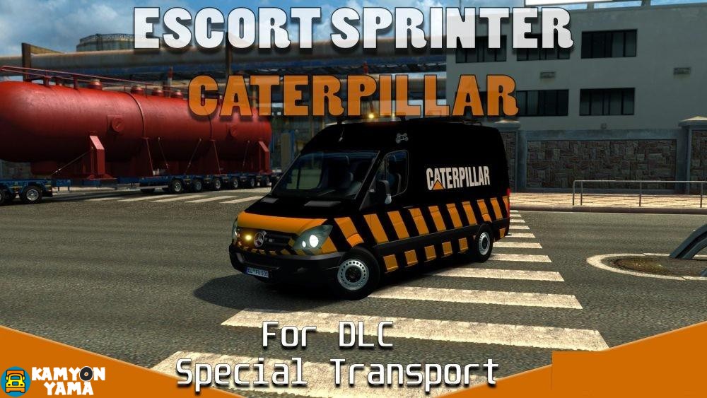 ETS2 – Mercedes-Benz Sprinter Eskort Aracı için Cat Skini
