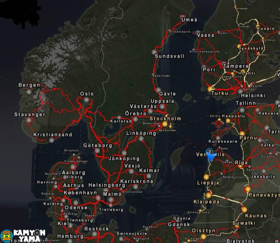 ETS2 – Uyu Haritası V29.12.2017