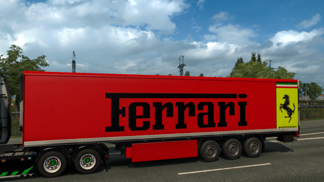 ETS2 – Ferrari Marka Dorse Skin Modu 1.30.x