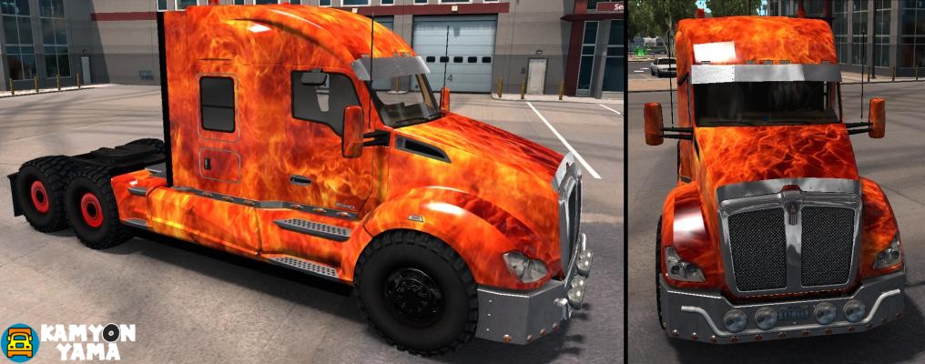 ATS – Kenworth T680 Cehenneme Skini V1.0 (1.29.x)
