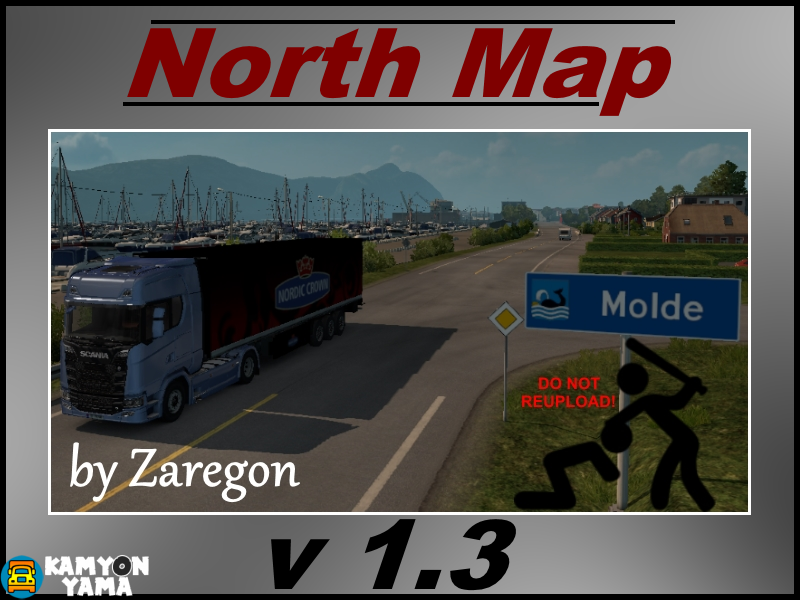 ETS2 – Kuzey Haritası V1.30 (1.30.x)