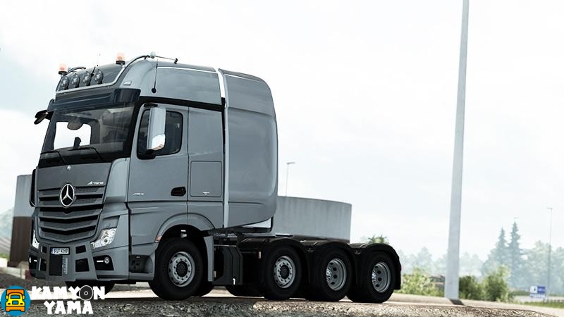 ETS2 – Büyük Yükler için MB ACTROS / AROCS SLT V1.5.1(1.30.x)