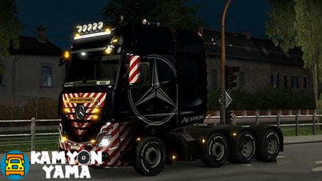 ETS2 – Mercedes Benz MP4 8X4 Şasi ve Ağır Yük Skin (1.30.x)