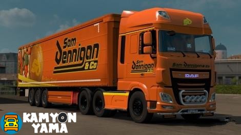 ETS2- DAF XF 105 Sam Dennigan Skin (1.30.x)