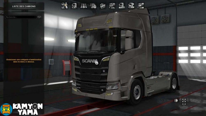 ETS2 – Yeni Scania Kamyonlar için Sarı Lambalar (1.30.x)