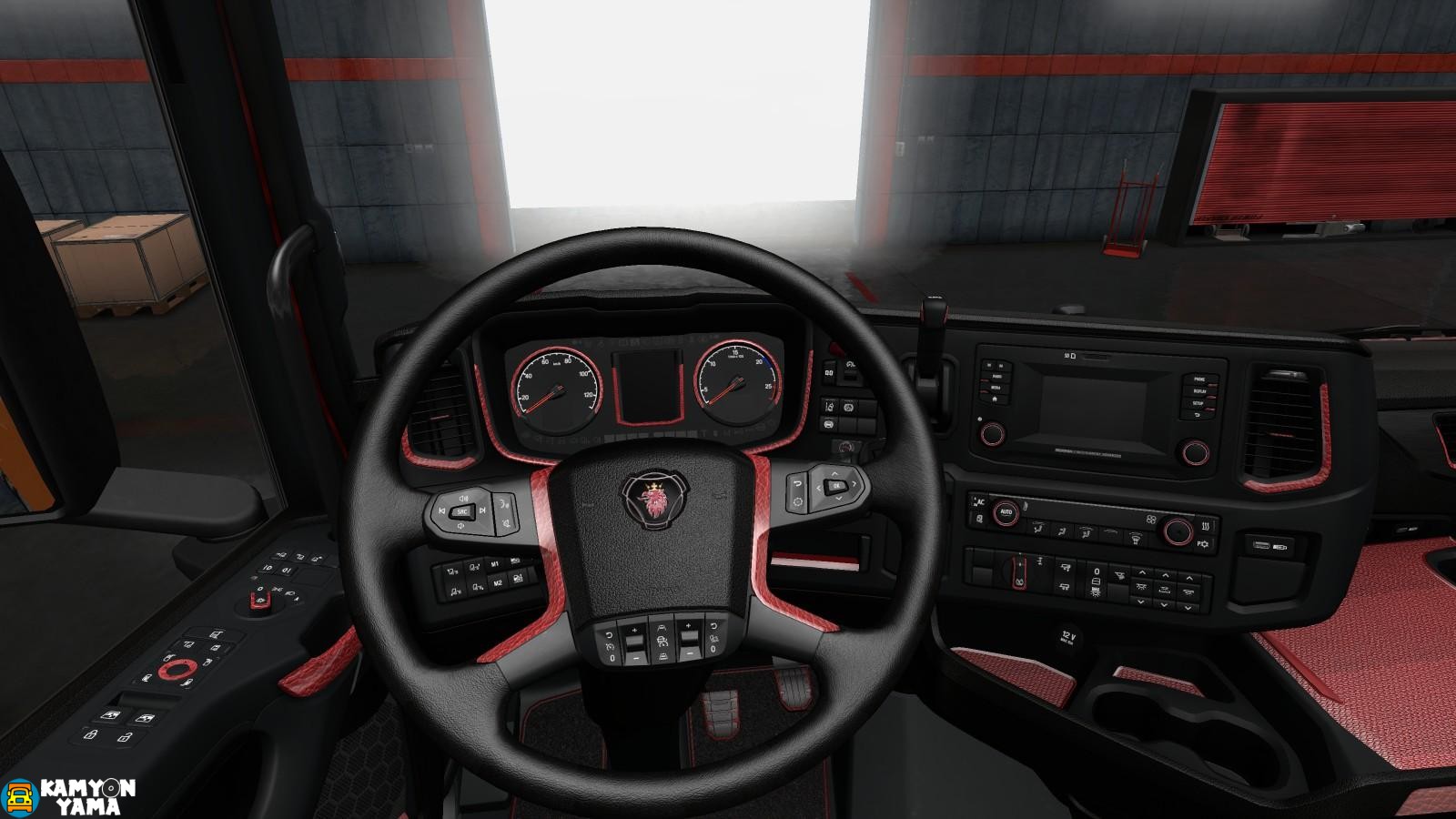 ETS2 – Scania Premium Deri Kabin Görünümü (1.30.x)