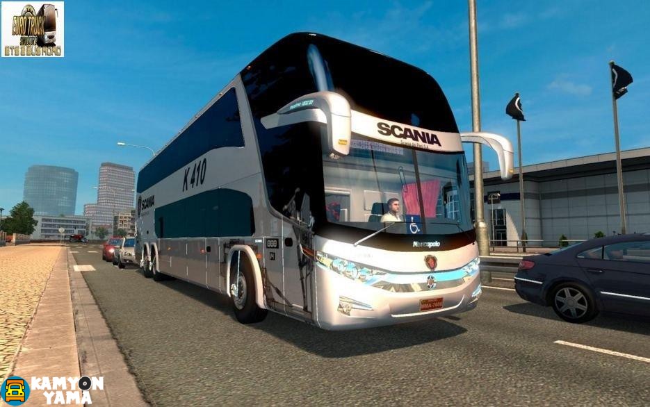 ETS2 Scania Marcopolo G7 Otobüs Modu V1.0 (1.30.x)