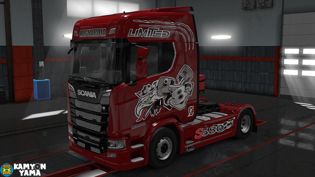 ETS2 – Scania Yeni S Modelleri için Laguardia Skin (1.30.x)