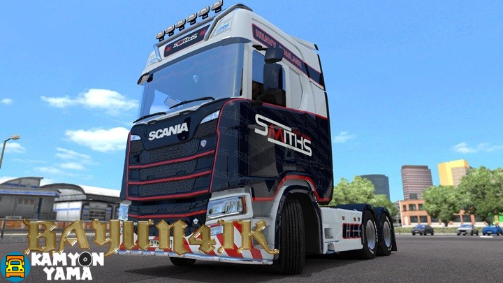 ETS2 – Scania S 2016 Smiths Ağır Yük Skini (1.30.x)