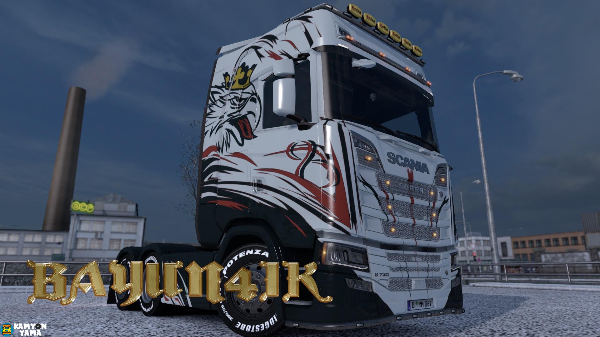 ETS2 – Scania S 2016 Scs V8 Skin