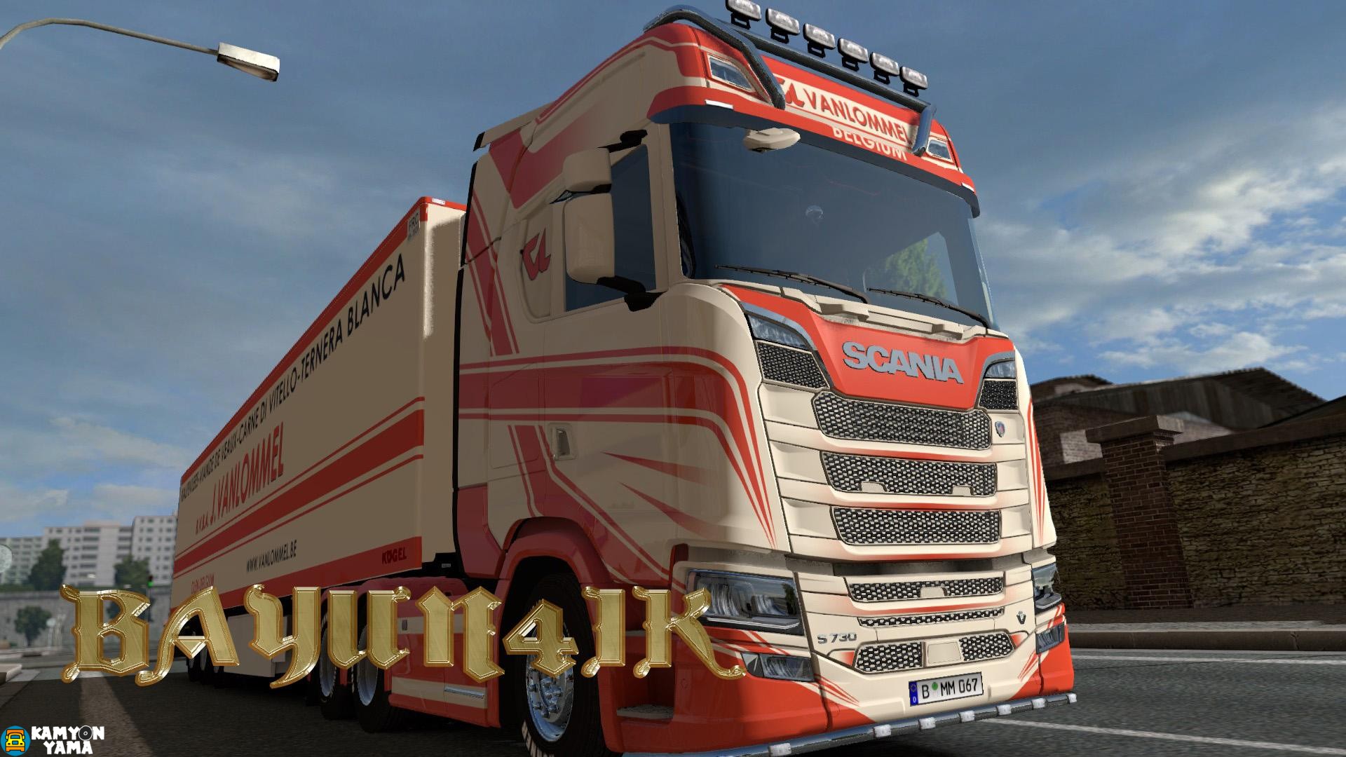 ETS2 – Scania Vanlommel Skin Paketi (1.30.x)