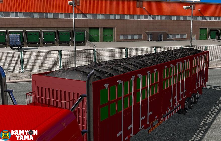 ETS2 – 13.5M Kapalı kasa Kömür Dorsesi