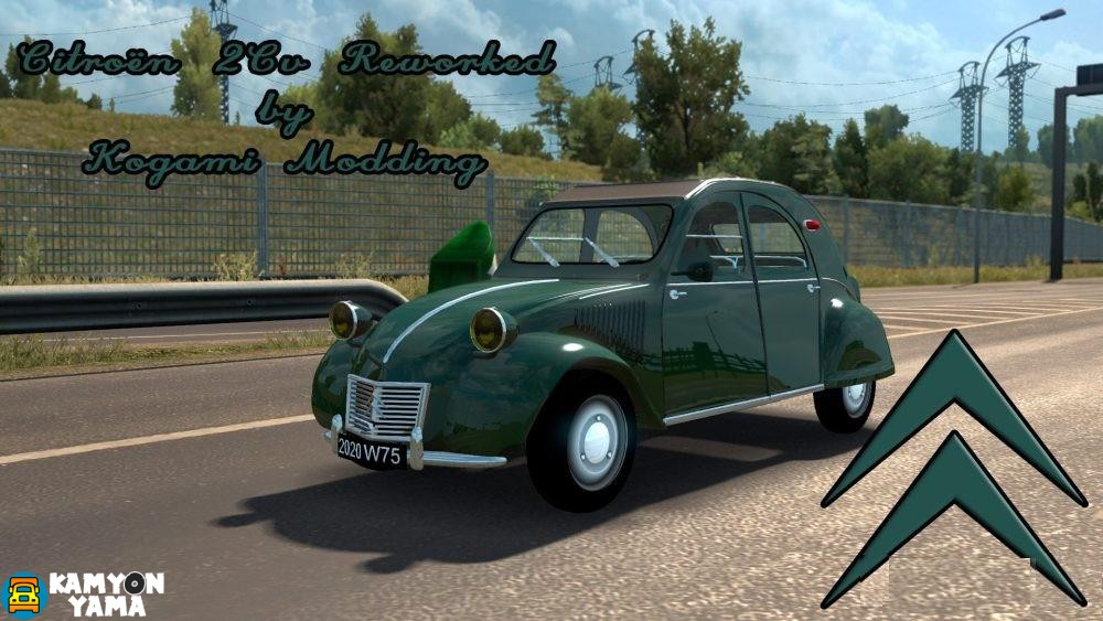 ETS2 – Citroen 2CV V2.0 (Yalnızca Trafikte Gözükür)