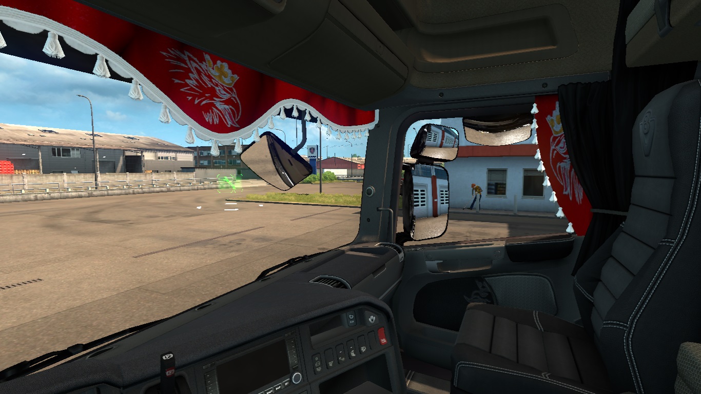 ETS2 – Scania Çekiciler için Animasyonlu Perde