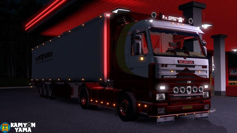 ETS2 – Scania 143m P.setten Skin + Dorse V1.0