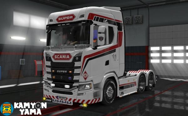 ETS2 – Scania S Beyaz Skin Modu
