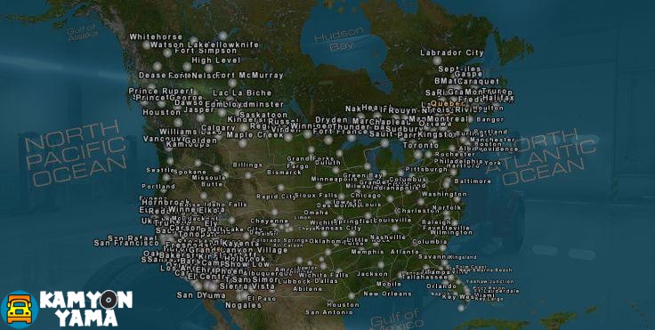 ATS – Canadream Harita Modu V2.5.1