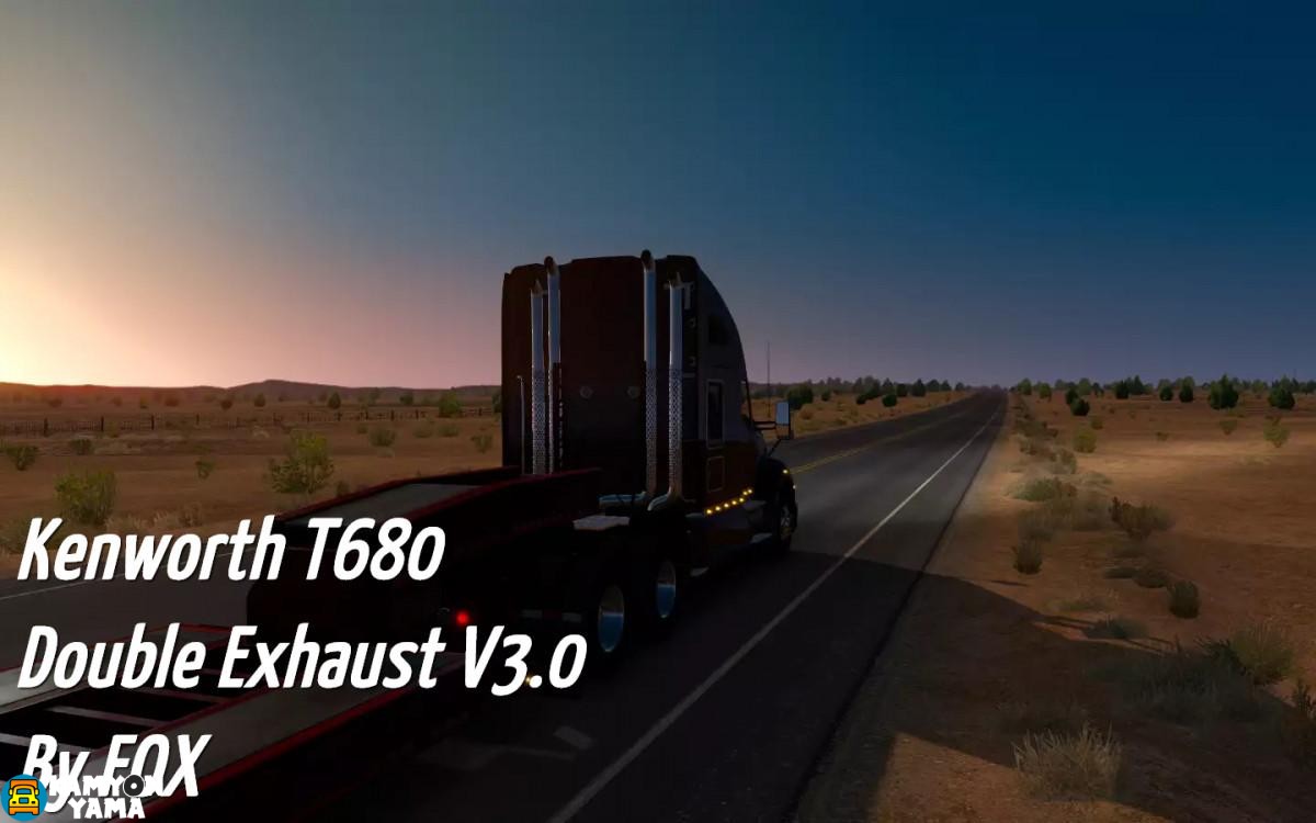 ATS – Kenworth T680 Çift Egzoz Modu V3.0