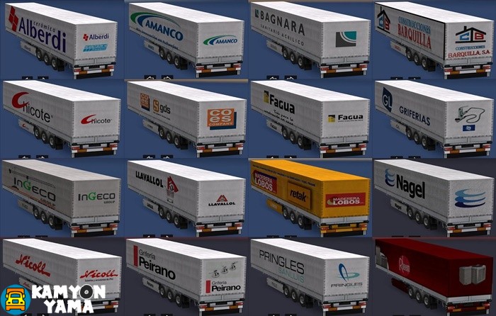 ETS2 – İnşaat Firmaları Dorse Paketi V1.0