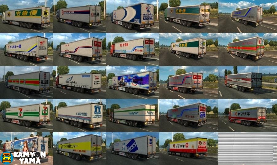 ETS2 – Japonya Şirketleri Dorse Paketi v1.0