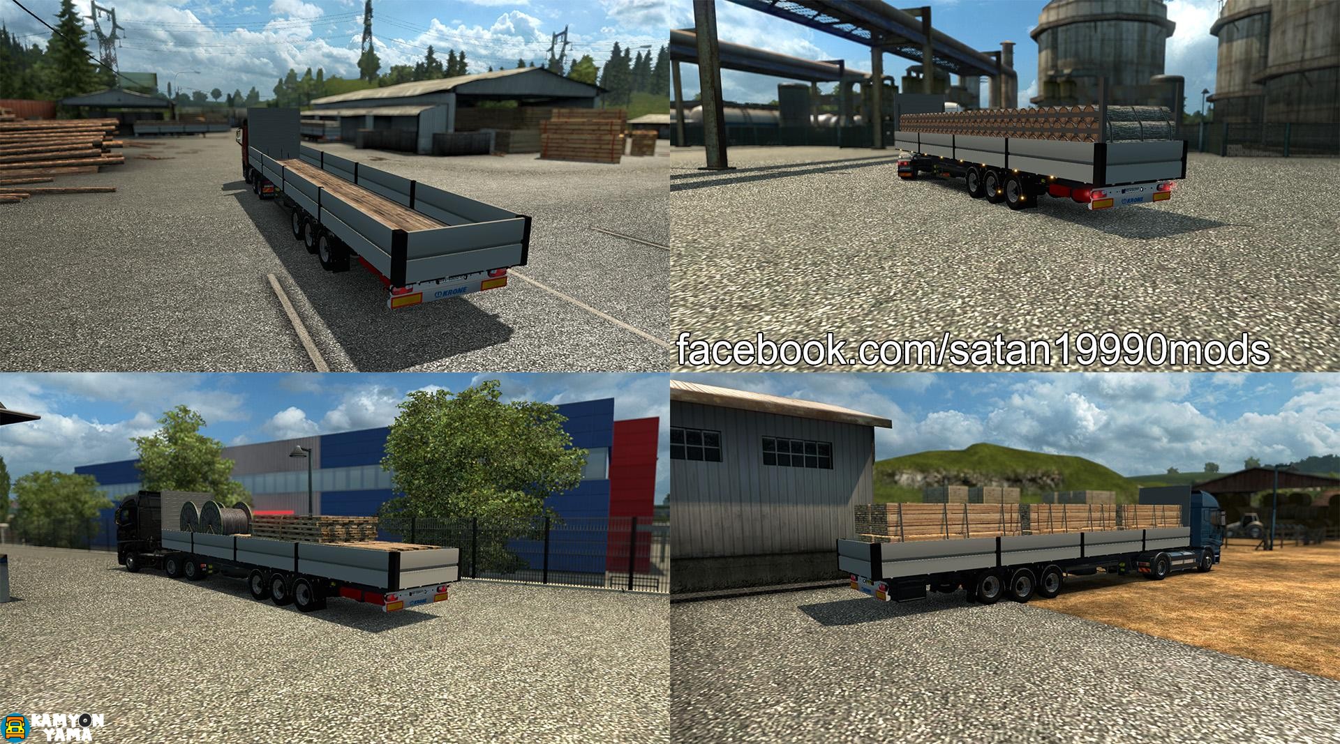ETS2 – Tmp – Krone Flatbed Dorse Modu V1.2