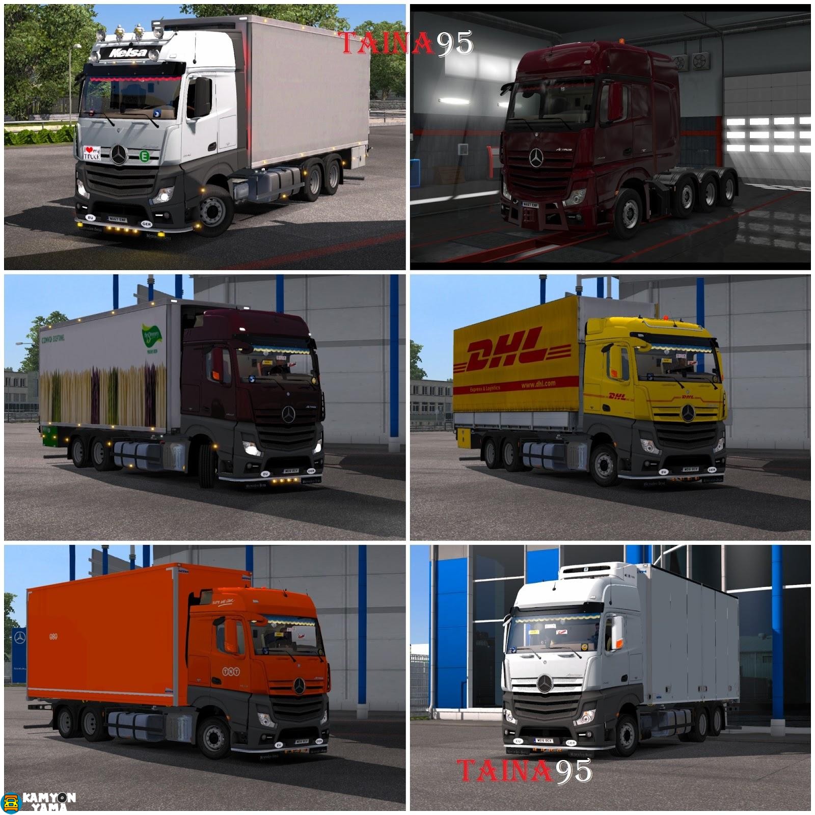 ETS2 – Mercedes Actros Mp4 V1.20