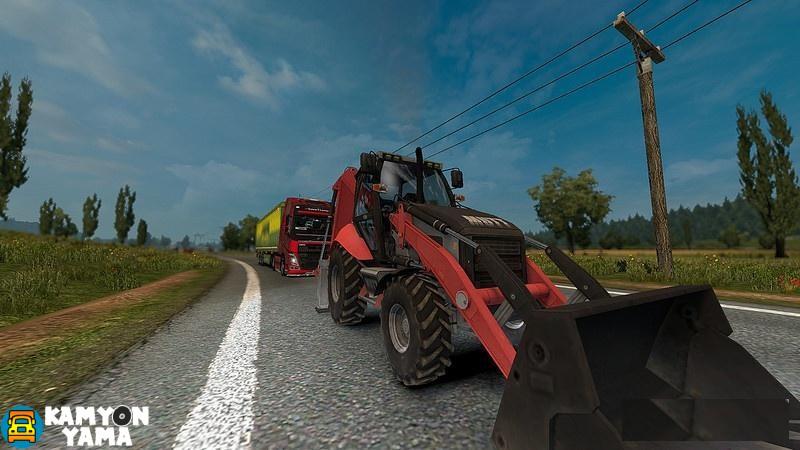 ETS2 – Mutt 422 Trafik için İş Makinası Modu
