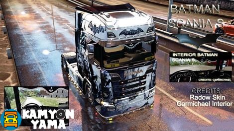 ETS2 – Scania S Batman Skin Yaması