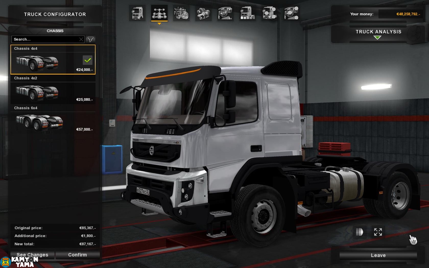 ETS2 – Volvo Fmx 540 V1.1