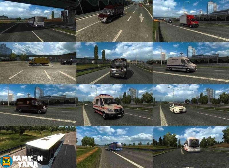 ETS2 – Çek ve Slovak Trafik Paketi