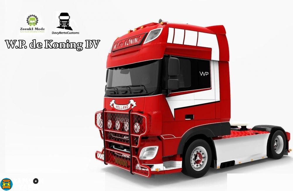 ETS2 – Daf XF Euro 6 W.P DE Koning BV Tır Modu V1.0