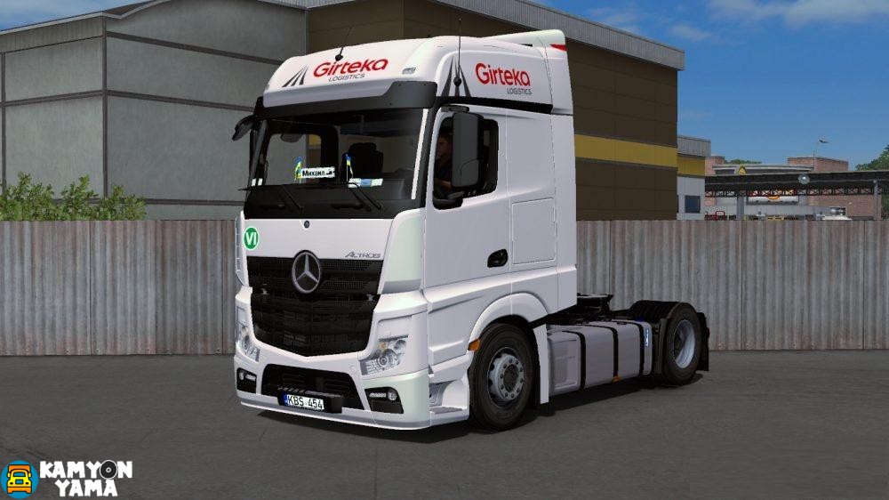 ETS2 – Mercedes-Benz Actros Mp4 1845 Girteka V1.0