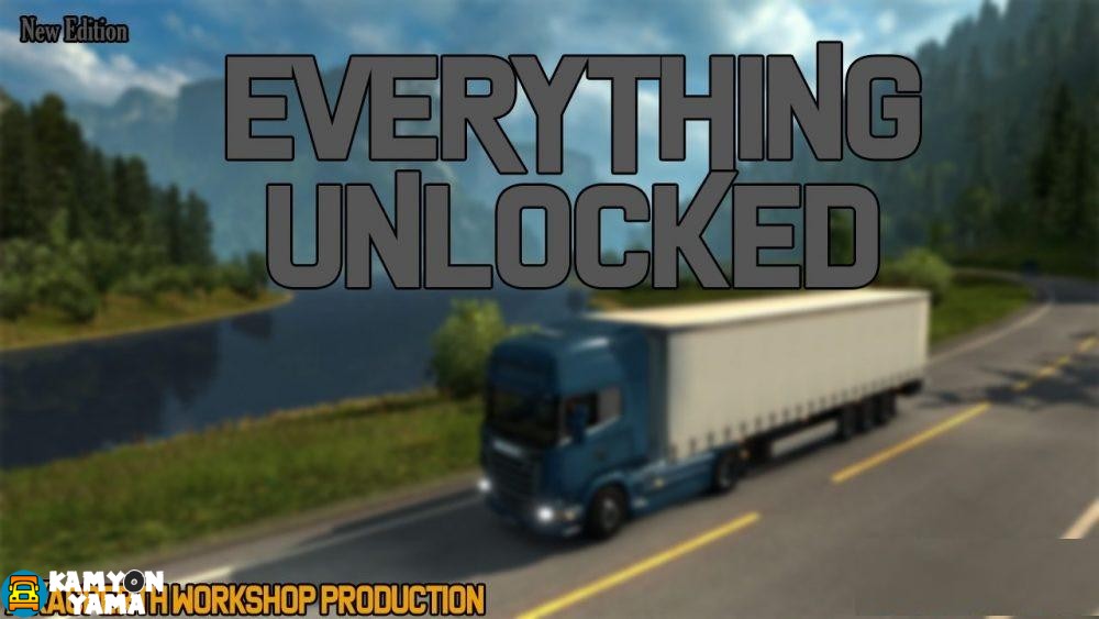ETS2 – Bütün Parçaların Kilidi Açık V1.13