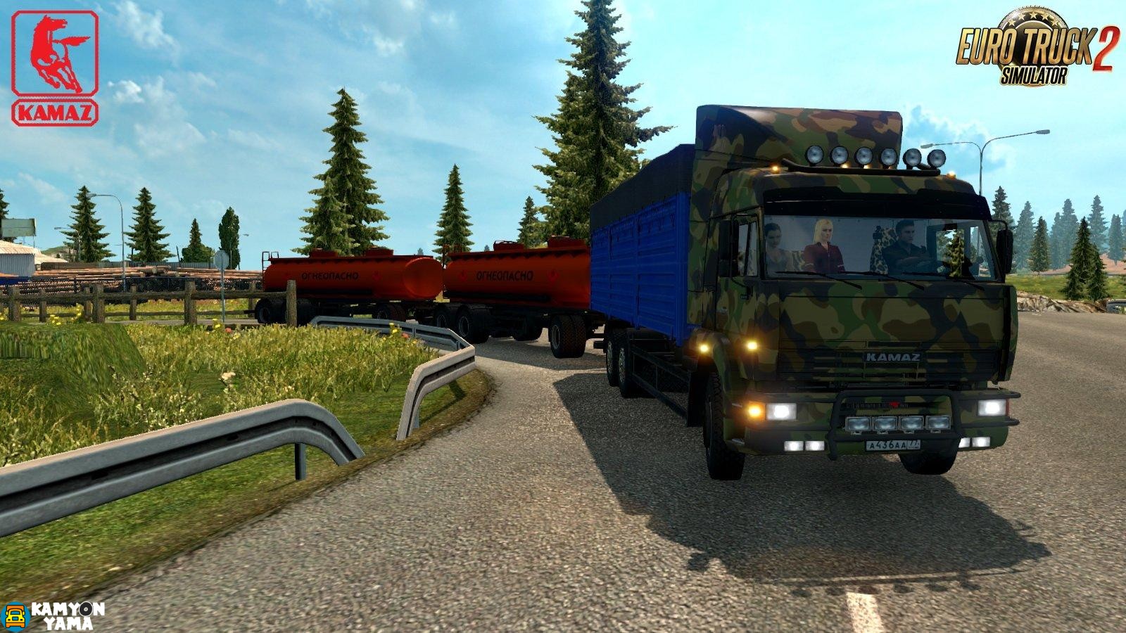 ETS2 – Kamaz 4326-43118-6350-65221 + Dorse V1.1