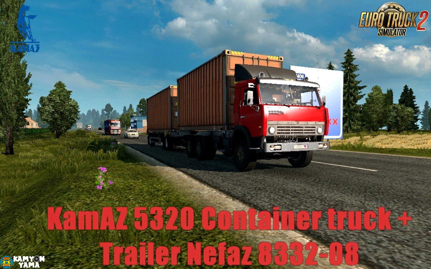 ETS2 – Kamaz 5320 + Nefaz 8332-08 Dorse V1.0