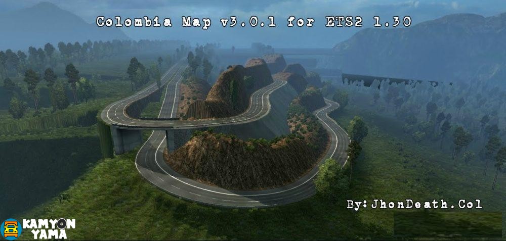 ETS2 – Kolombiya Haritası V3.0.1