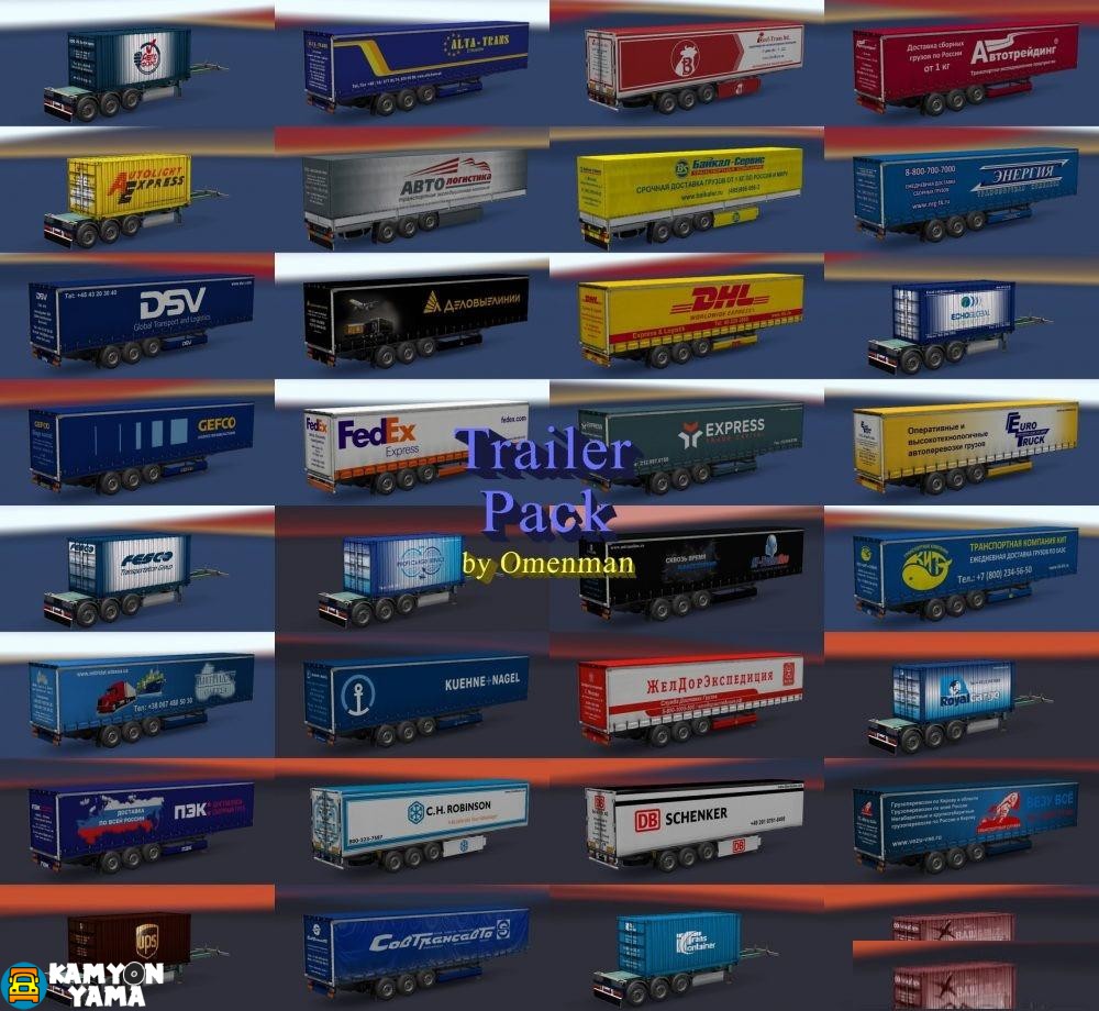 ETS2 – Lojistik Dorse Paketi V4.0