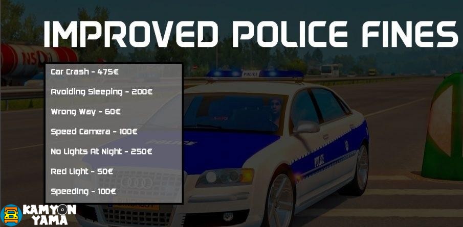 ETS2 – Polis Para Cezaları Modu V1.0
