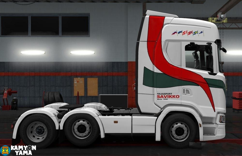 ETS2 – Scania S 2016 NG Savikko Transport Skin