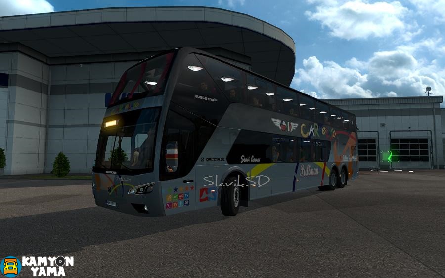ETS2 – Scania Panoramico DD 6×2 Otobüs Modu V1.0