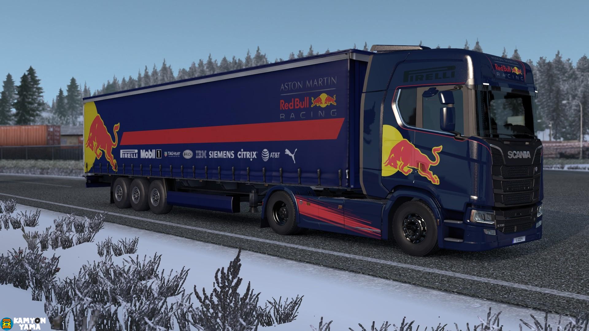ETS2 – Scania S Red Bull Racing Skin Yaması