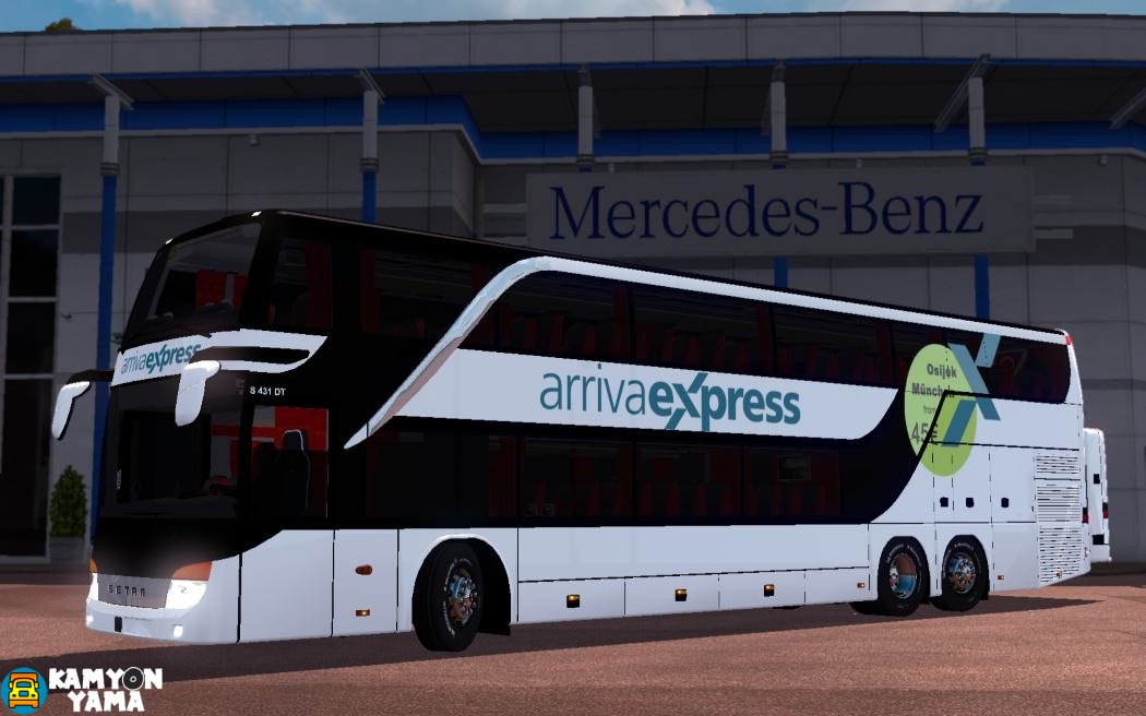 ETS2 – Setra 431 DT IC Skin Modu V1.0