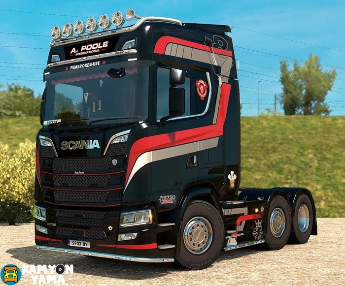 ETS2 – Scania S 2016 NG A.Poole Skin